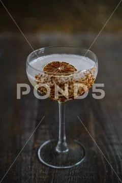 Presentation of nice cocktail prepared to consume. Stock Photos
