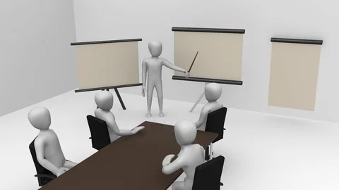 Presentation in the office Vídeo Stock 69795509