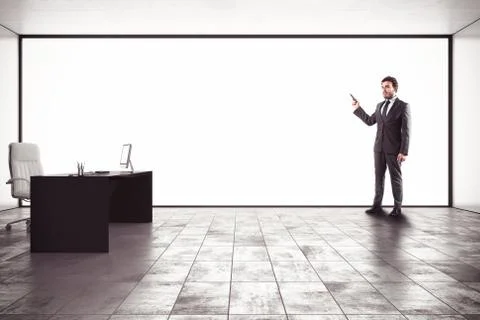 Presentation in an office Stock Photos