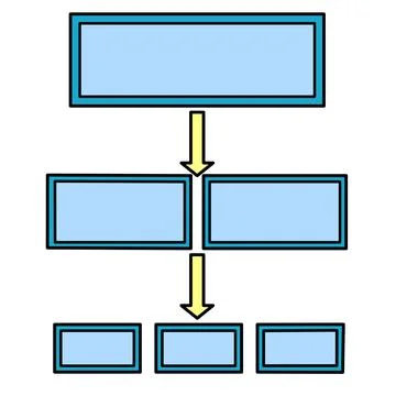 Presentation or organization layout business infographic template. Stock-Illustration
