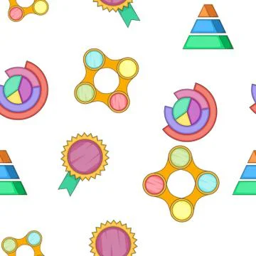 Presentation pattern, cartoon style 스톡 일러스트