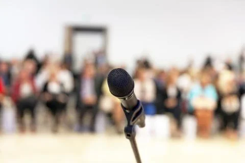 Presentation. public speaking. Stock Photos