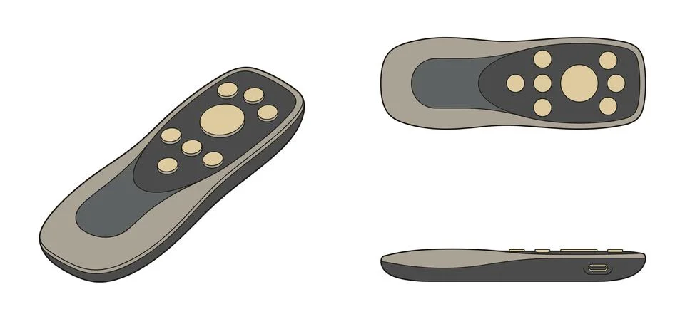 Presentation Remote 스톡 일러스트