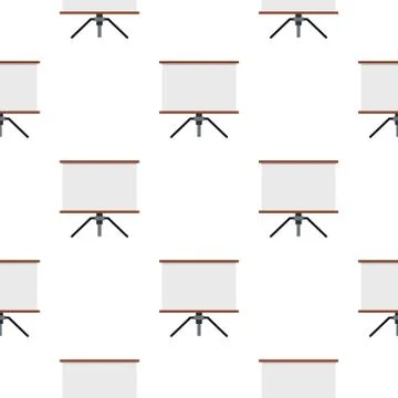 Presentation screen pattern flat 스톡 일러스트