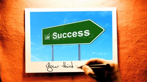 Presentation by sheets - the way to be succes Stock After Effects