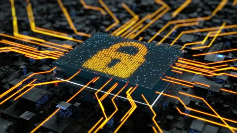 Presentation of the spread of security and protection Stock Footage 151612542