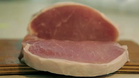 The presentation of the steak Stock Footage 45996675