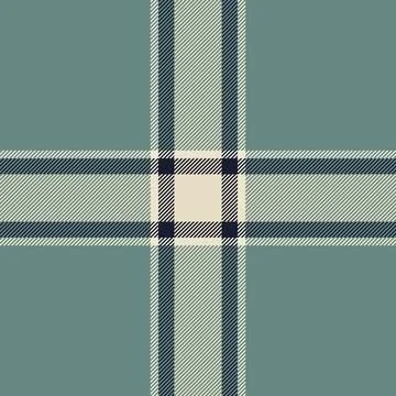 Presentation tartan fabric vector, madras plaid background textile. Bedroom.. Stock Illustration