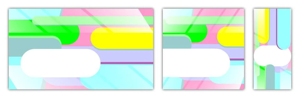 Presentation templates elements. Template design, for print banner, web. Set of Stock Photos