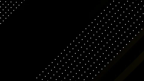 Presentation video with dots on black and white background. 스톡 동영상 267277311