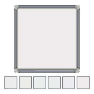 Presentation whiteboard school cartoon vector graphic 스톡 일러스트
