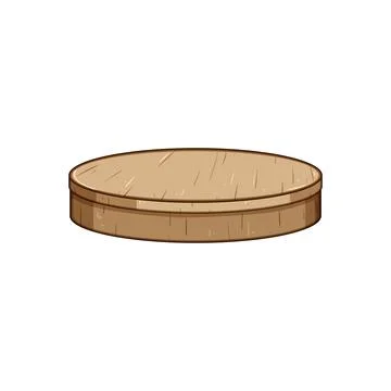 Presentation wood platform cartoon vector illustration イラスト素材
