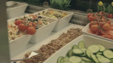 Presented food 库存影片 21239548