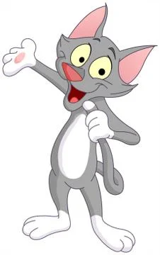 Presenter cat Stock Illustration