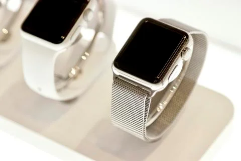 Presenting Apple Watch Stock Photos