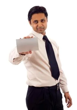 Presenting Blank Card Stock Photos