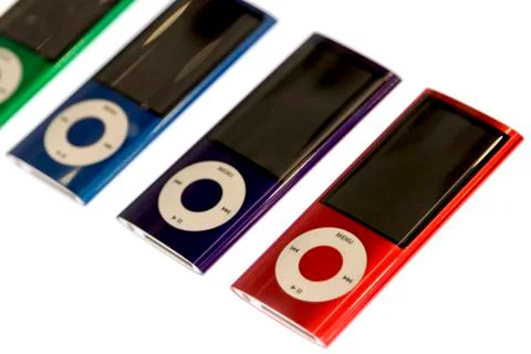 Presenting iPods Stock Photos