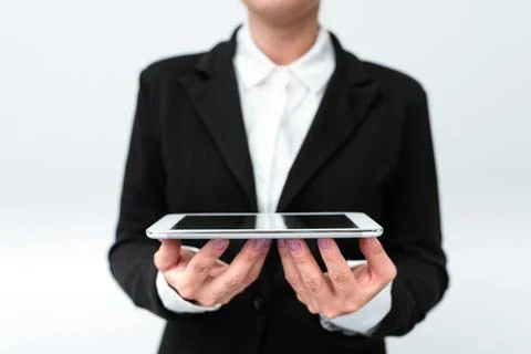 Presenting New Technology Ideas Discussing Technological Improvement Stock Photos