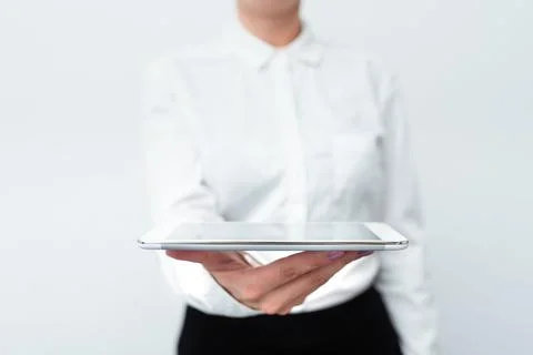 Presenting New Technology Ideas Discussing Technological Improvement Stock Photos