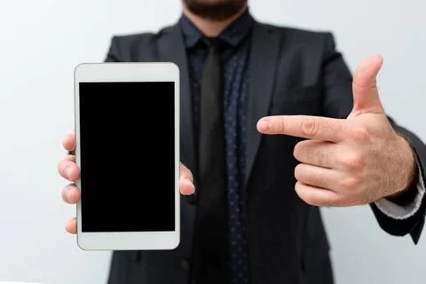 Presenting New Technology Ideas Discussing Technological Improvements Intr... Stock Photos