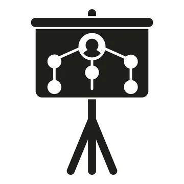 Presenting organizational chart structure showing hierarchy and teamwork イラスト素材