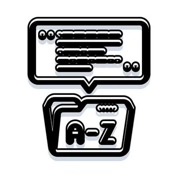 Presenting resume information for job application interview 库存插图