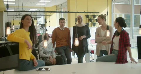 Presenting to themselves Stock Footage 151561044