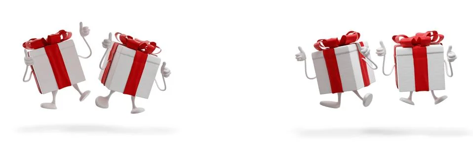 Presents 3d-illustration Stock Illustration