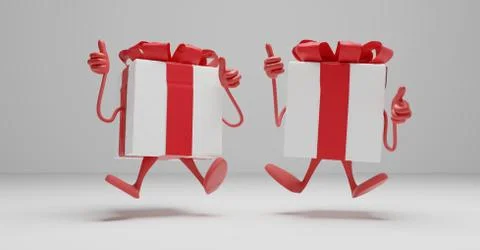 Presents 3d-illustration Stock Illustration