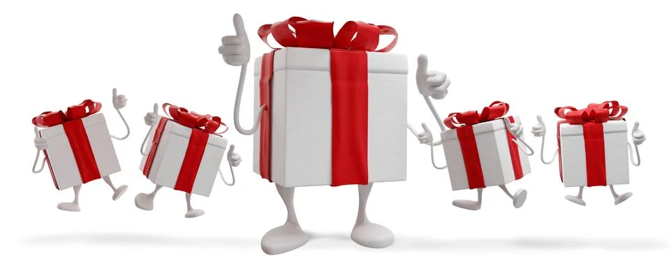 Presents 3d-illustration Stock Illustration
