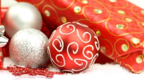 Presents Christmas Close Stock Footage 98679784