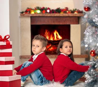 Presents for Christmas. Stock Photos
