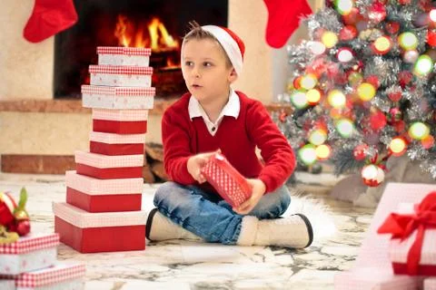Presents for Christmas. Stock Photos