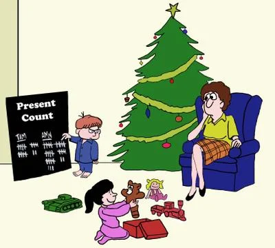 Presents Stock Illustration