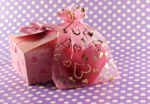 Presents for lovers Stock Photos
