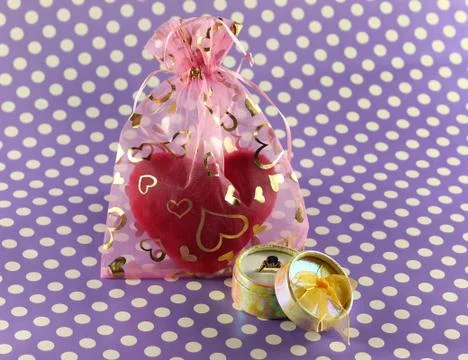 Presents for lovers Stock Photos