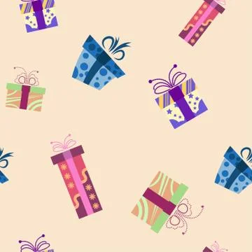 Presents pattern Stock Illustration