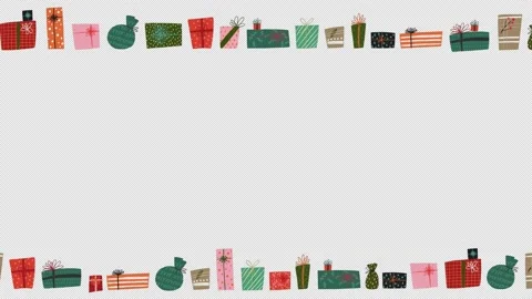 Presents-png 4k Stock Footage 166925006