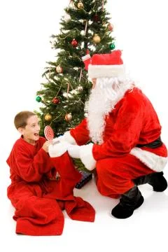 Presents from Santa Stock Photos