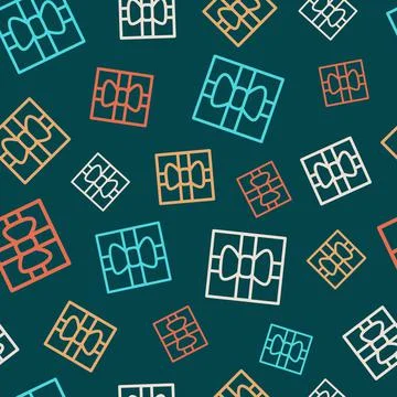 Presents seamless pattern Illustrazione stock