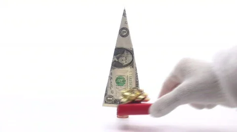 Presents under the money tree - HD Stock-Footage 571654