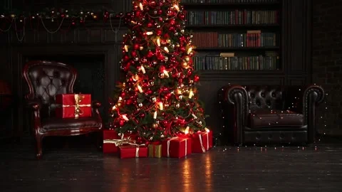 Presents under new year tree 库存影片 95676860