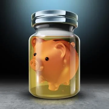 Preserve Savings Stock Illustration