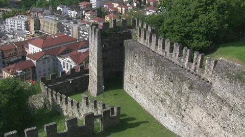 Preserved castle wall Vidéo 705549