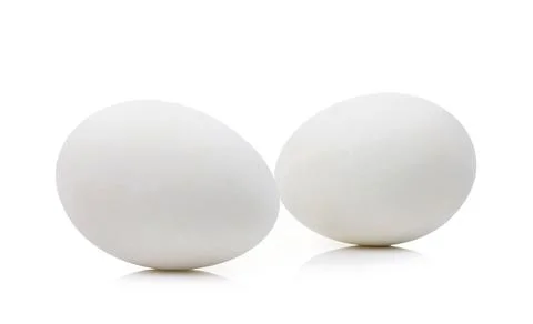 Preserved egg on white background Stock Photos