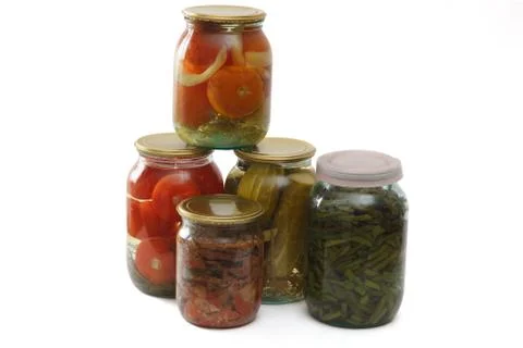 Preserved vegetables 스톡 사진