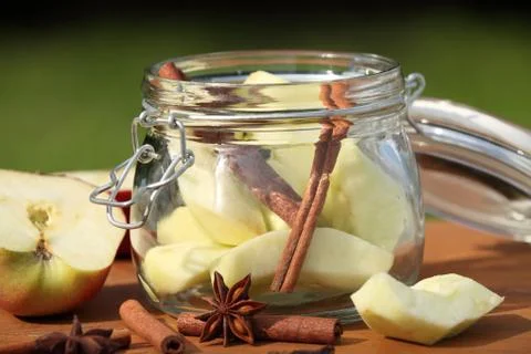 Preserving apples Stock Photos