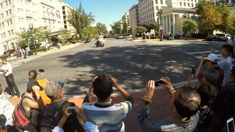 The President is coming Stock Footage 73483276