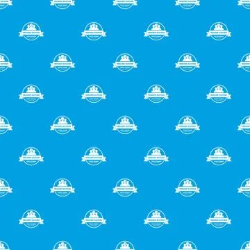 President election pattern seamless blue Stock Illustration