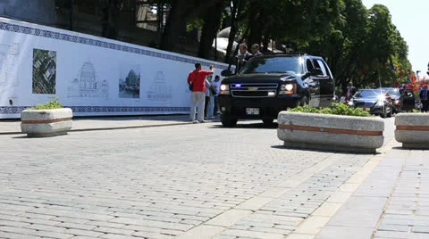 President security Stock Footage 26004594